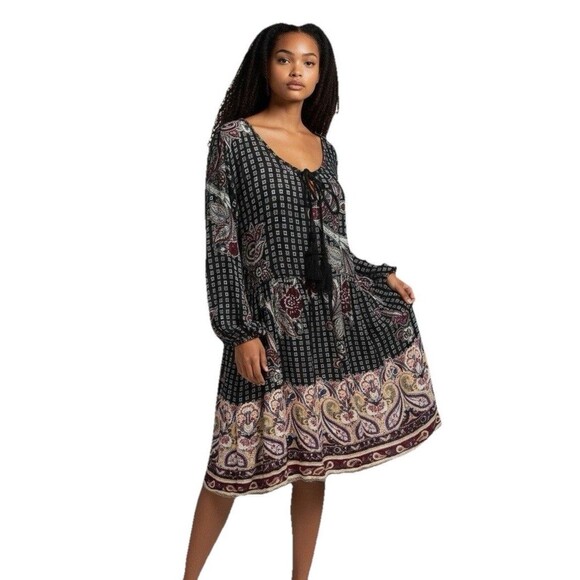 VELZERA Dresses & Skirts - Velzera Boho Dress Size Large